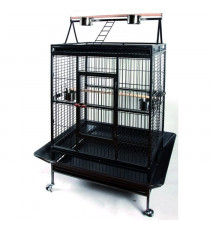 TYROL Cage Big Perroquet 102x79x171cm - Pour oiseau