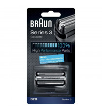 Braun Piece De Rechange 32B Noire Pour Rasoir - Compatible avec les rasoirs Series 3