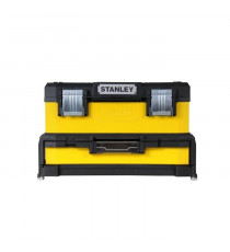 STANLEY Boite a outils a tiroir jaune 51cm vide