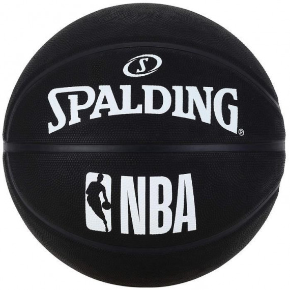 SPALDING  NBA Rubber Outdoor Basketball Ball Fun Team Noir