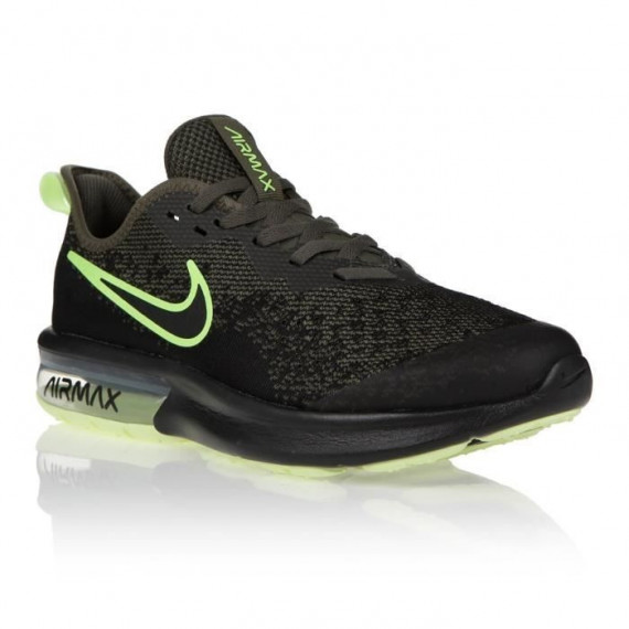NIKE Baskets Air Max Sesquent 4 - Mixte - Noir et jaune