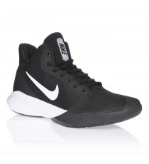 NIKE Chaussures de basketball PRECISION III - Homme - Noir/Blanc