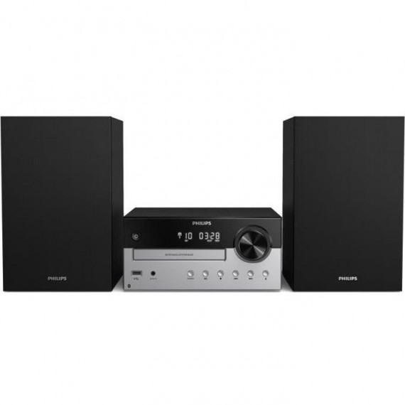 PHILIPS TAM4205 - Micro-Chaîne Hi-fi 60W - Bluetooth - CD/MP3/USB/FM - Entrée audio - Enceintes Bass Reflex