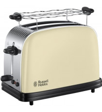 RUSSELL HOBBS 23334-56 - Toaster Colours Plus - Technologie Fast Toast - Creme