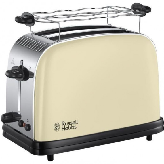 RUSSELL HOBBS 23334-56 - Toaster Colours Plus - Technologie Fast Toast - Creme