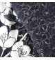 Parure de lit Mawira - 2 personnes - 260 x 240 cm - 100% coton - Bleu marine Motif Floral - TODAY