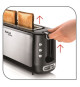 TEFAL TL365ETR Grille-pain Express 1 fente, Toaster, 7 niveaux de dorage, Décongélation, Réchauffage, Remontée extra haute du…