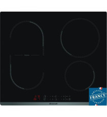 BRANDT BPI6427B - Table de cuisson induction - 4 zones - 3600 W - L 58 x P51 cm -  Revetement verre - Noir