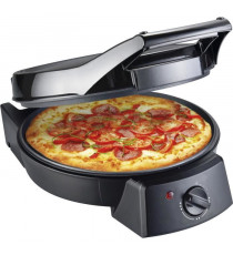 ARTHUR MARTIN AMP357 - Cuiseur a Pizza - 1800W - 30cm - Ouverture 180° - Arret automatique thermostat - Poignée isolante