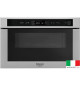 WHIRLPOOL MH 400 IX - Micro-ondes combiné encastrable inox anti-trace - 22L - 750 W - Grill 700 W