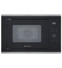 Micro-ondes combiné encastrable CONTINENTAL EDISON CEMO34CEB2 Noir et Inox L59,5 x H38,8 x P46,8 cm 34L Grill et convection