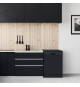 Lave-vaisselle pose libre OCEANIC OCEALV1249B1 - 12 couverts - Largeur 59,8 cm - Noir - 49 dB
