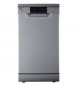 Lave-vaisselle pose libre CONTINENTAL EDISON CELV1047S - 10 couverts - Largeur 44,8 cm - 47 dB - Silver
