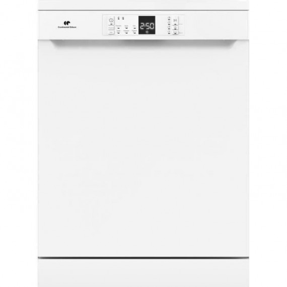 Lave-vaisselle pose libre CONTINENTAL EDISON CELV15453PW - 15 couverts - Largeur 59,8 cm - 45 dB - Blanc