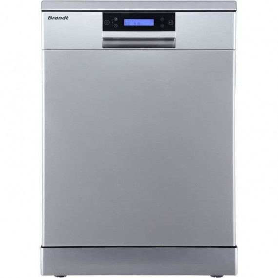 Lave-vaisselle pose libre BRANDT LVC144IX - 14 couverts - Induction - L60cm - 44 dB - Inox