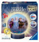 LA REINE DES NEIGES 2 Puzzle 3D Ball 72 pieces illuminé - Ravensburger - Puzzle enfant 3D sans colle - Des 6 ans