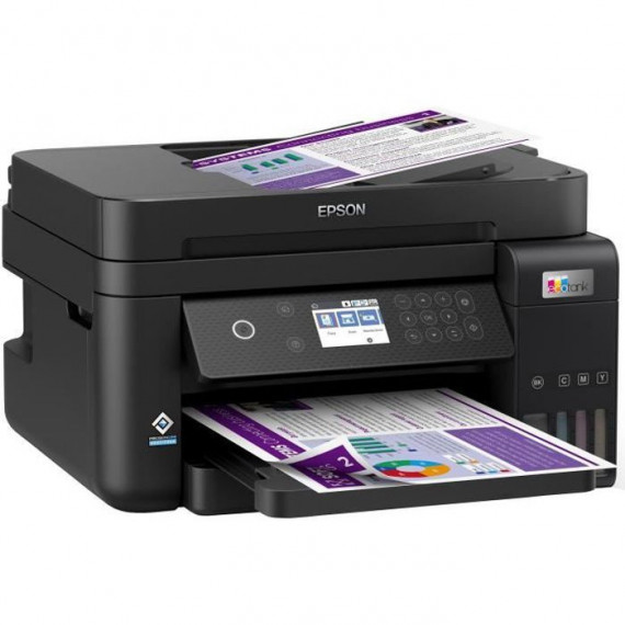 Imprimante Multifonction 3-en-1 - EPSON - Ecotank ET-3850 - Jet d'encre - A4 - Couleur - Wi-Fi - C11CJ61402