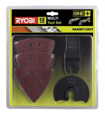 RYOBI Kit d'accessoires Multitool 12 pieces pour RMT300, R18MT3 et R18MT RAKMT12KIT