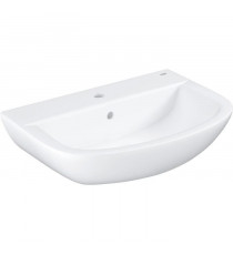 GROHE lavabo de salle de bains suspendu et autoportant BAU ceramic, largeur 60 cm, profondeur 44 cm, avec trop-plein, 39421000
