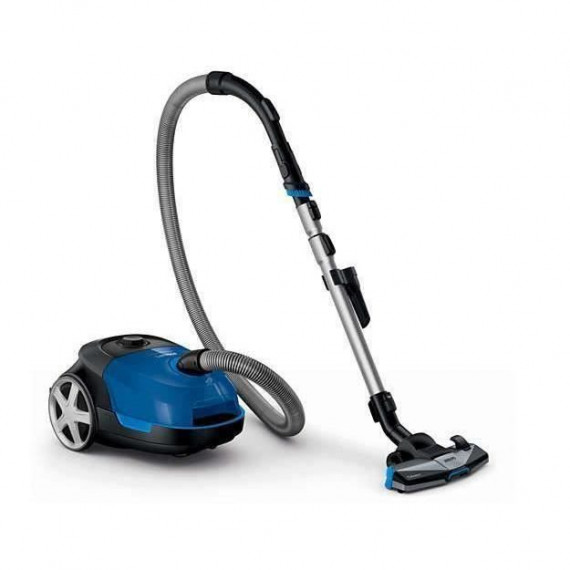 PHILIPS FC8575/09 Aspirateur avec sac Performer Active - 900W - 77 dB - 4l de réservoir - Bleu foncé