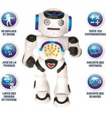 POWERMAN - Mon Premier Robot Ludo-Éducatif (Français), sons et lumieres - LEXIBOOK