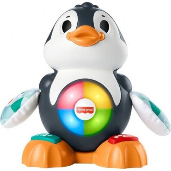 Fisher-Price - Valentin le Pingouin Linkimals - Jouet d'éveil bébé - Des 9 mois