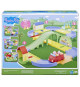 Peppa Pig Le circuit en ville de Peppa avec route modulable, inclut véhicule et 1 figurine, +35 sons, a partir de 3 ans