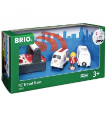 Brio World Train de Voyageur Radiocommandé - Accessoire son & lumiere Circuit de train en bois - Ravensburger - Des 3 ans - 3…