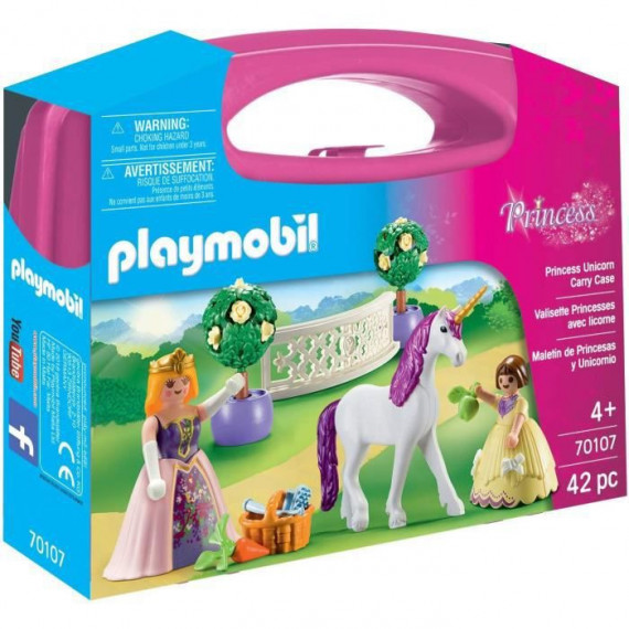 PLAYMOBIL 70107 - Princess - Valisette Princesses avec licorne - Nouveauté 2019