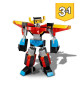LEGO Creator 31124 Le Super Robot, Jouet 3 en 1 Robot Dragon Avion