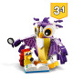 LEGO 31125 Creator 3 en 1 Fabuleuses Créatures De La Foret, Du Lapin a la Chouette en Passant par l'Écureuil, Figurines d'Ani…