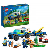 LEGO City Police 60369 Le Dressage des Chiens Policiers, Jouet Voiture avec Remorque