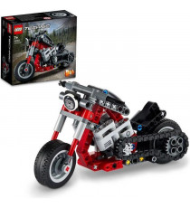 LEGO 42132 La Moto, Maquette a Construire 2 en 1, Jouet de Construction, Idée de Cadeau pour Enfants des 7 Ans