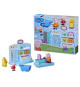 PEPPA PIG - Peppa's Adventures - Peppa a l'épicerie - jouet préscolaire avec 2 figurines et 8 accessoires, des 3 ans