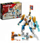 LEGO 71761 NINJAGO L'Évolution Robot De Puissance De Zane, avec Figurines Serpent, Bataille Ninja avec banniere a collectionner