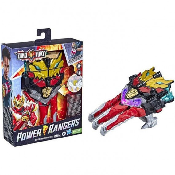 POWER RANGERS - Dino Knight Morpher - jouet électronique, sons et lumieres, inclut clé Dino Knight, inspiré de la série télé