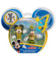 Mickey, 2 figurines articulées 7,5 cm avec accessoires, Theme Camping, Jouet pour enfants des 3 ans, MCC043