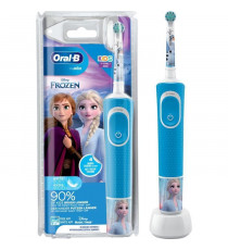 Oral-B Kids Brosse a Dents Électrique - La Reine Des Neiges - adaptée a partir de 3 ans, offre le nettoyage doux et efficace