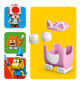 LEGO 71407 Super Mario Ensemble d'Extension La Tour Gelée et le Costume de Peach Chat, Figurine Toad, Jouet Château, Enfants …
