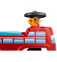 FALK - Porteur London Bus - assise ouvrante et volant directionnel avec klaxon