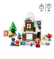 LEGO 10976 DUPLO La Maison en Pain d'Épices du Pere Noël, Jouet Maison, Figurine Ours en Peluche, Cadeau Noël, Enfants Des 2 Ans