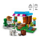 LEGO 21184 Minecraft La Boulangerie, Jouet de Village, Figurines de Creeper, Épée et Animal, Cadeau Anniversaire des 8 ans
