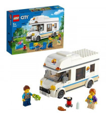 LEGO City 60283 Le Camping-Car de Vacances, Jouet pour Enfants 5 Ans, Foret LEGO, Véhicule, Camping, Jeu de Voyage