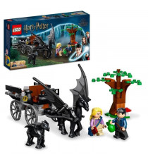 LEGO 76400 Harry Potter La Diligence et les Sombrals de Poudlard, Jouet et Minifigurine de Chevaux et de Caleche des 7 ans