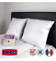 DODO Lot de 2 oreillers Total Protect 65x65 cm blanc