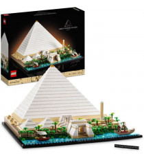 LEGO 21058 Architecture La Grande Pyramide de Gizeh, Loisir Créatif Maquette a Construire, Monument du Monde et Décoration