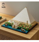 LEGO 21058 Architecture La Grande Pyramide de Gizeh, Loisir Créatif Maquette a Construire, Monument du Monde et Décoration
