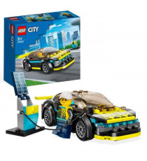 LEGO City 60383 La Voiture de Sport Électrique, Jouet Enfants 5 Ans, Set de Voiture de Course