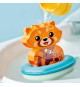 LEGO 10964 DUPLO Jouet de Bain : Le Panda Rouge Flottant, Set Baignoire pour Bébés et Enfants de 1.5+ ans