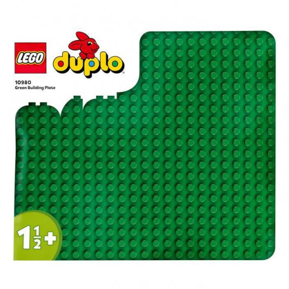 LEGO 10980 DUPLO La Plaque De Construction Verte, Socle de Base Pour Assemblage et Exposition, Jouet de Construction Pour Enf…